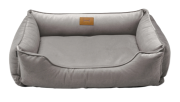 Лежак Harley and Cho Dreamer Velour Gray для собак і котів