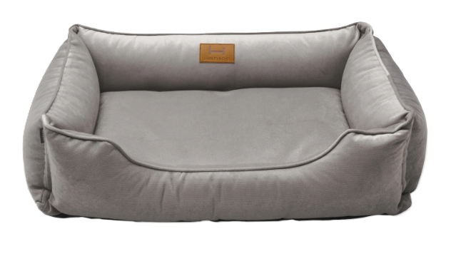 Лежак Harley and Cho Dreamer Velour Gray для собак і котів