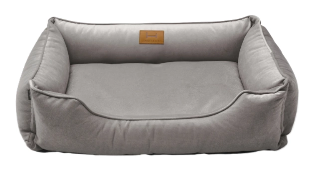 Лежак Harley and Cho Dreamer Velour Gray для собак и кошек