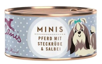 Влажный корм для собак Конина с брюквой и шалфеем Mini Menu Terracanis