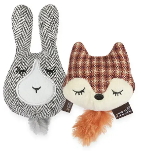 Игрушка для кошек Feline Frenzy - Woodland Fox & Bunny Pet Play
