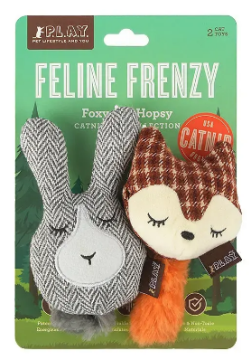 Игрушка для кошек Feline Frenzy - Woodland Fox & Bunny Pet Play