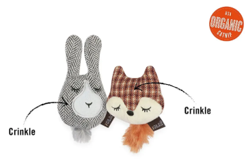 Игрушка для кошек Feline Frenzy - Woodland Fox & Bunny Pet Play