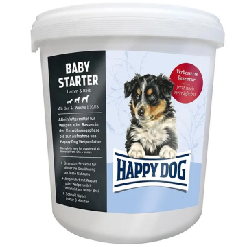 Happy Dog Baby Starter для цуценят з ягнятком та рисом