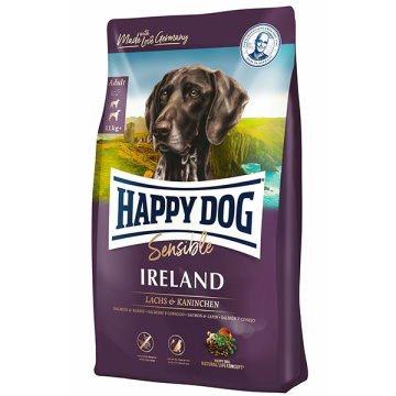 Happy Dog Irland Sensible с кроликом и лососем
