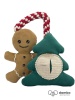 Happy Peppy Новогодняя игрушка Рождественский сапог и уги с игрушками для собак