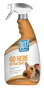 OUT! GO HERE Attractant Training Spray