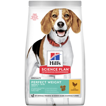 Hills SP Canine Adult Medium Breed Perfect Weight