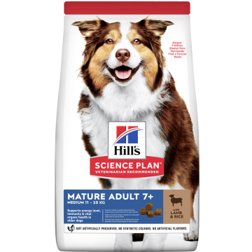 Hills SP Canine Mature Adult 7+ Medium Breed Lamb & Rice