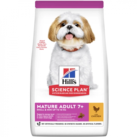 Hills SP Canine Mature Adult 7+ Small & Miniature Chicken