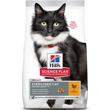 Hills SP Feline Mature Adult 7+ Sterilised Cat