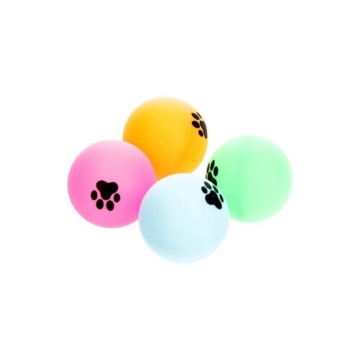 HIPPIE PET Набор игрушек для котов Мячики ping-pong разноцветные