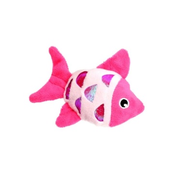 HIPPIE PET Игрушка для котов Рыбка розовая