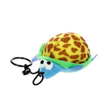 HIPPIE PET Игрушка для котов Черепашка с веревкой синяя