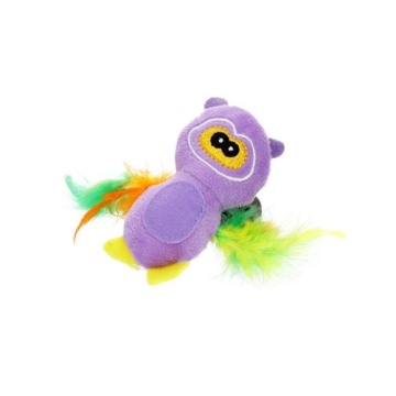 HIPPIE PET Игрушка для кошек Сова фиолетовая
