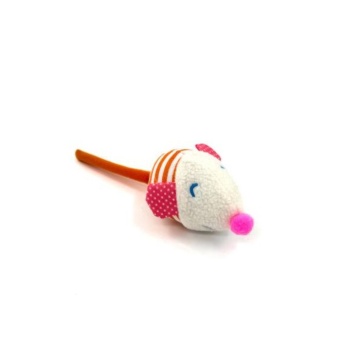 HIPPIE PET Игрушка для котов Мышка средняя оранжевая