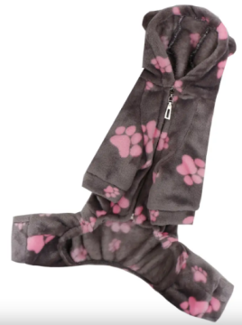 Костюм махровий DogsBomba лапки, рожеві