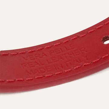 Шкіряна шлея BranniPets - Arnés Nara Red