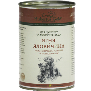 Hubertus Gold Junior Ягня та яловичина з пастернаком і кольрабі