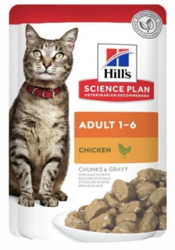 Влажный корм Hill's Science Plan Adult Cat Chicken для кошек, с курицей
