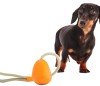 Іграшка м'ячик на мотузці для собак Beco Pets Slinger Pebble Помаранчевий