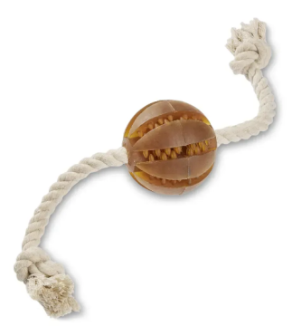 Іграшка Wolters Pure Nature Dental Rope Toy Ball для собак, канат з м'ячем