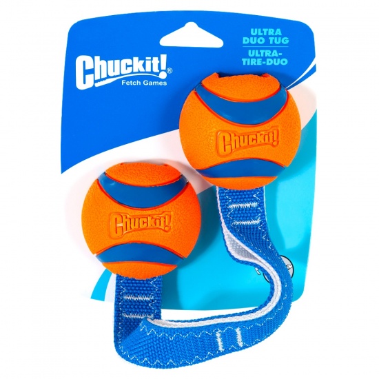 Іграшка Chuckit 2 тенісні м'ячі ультра на ремені для собак середніх розмірів