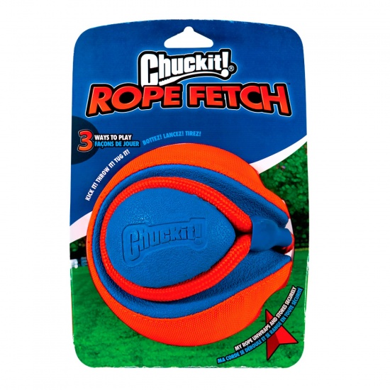 Игрушка Chuckit легкий мяч на веревке для собак