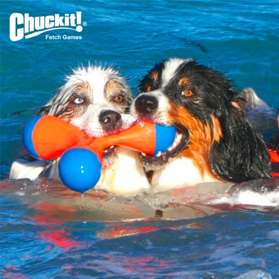 Игрушка Chuckit тройной плавучий бумеранг для собак средних размеров