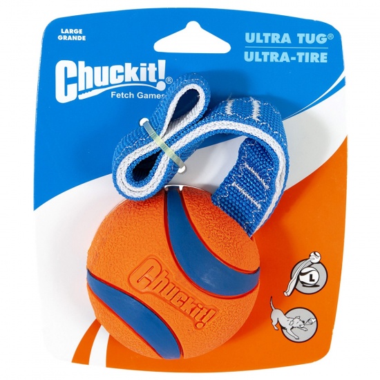 Іграшка Chuckit тенісний м'яч ультра з ручкою-ременем для собак