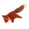 Игрушка для собак Лиса с пищалкой GiGwi Plush, текстиль, 9 см