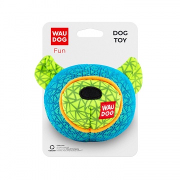 Іграшка для собак WAUDOG Fun, "Ведмедик", Ш 12 см, Дл 11см