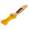 Іграшка для собак Маленька кістка GiGwi Gum gum каучук, пенька, 9 см