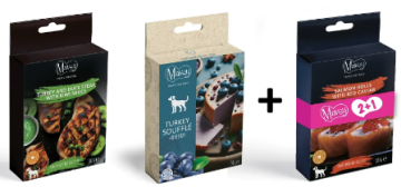 Сет вкусностей №11 для собак Mavsy Freeze dried+ Refined jerky 2+1