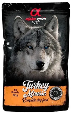 Alpha Spirit Turkey Mousse вологий корм з індичкою для собак