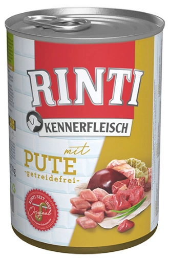 Rinti Kennerfleisch mit Pute ІНДИЧКА беззерновий повнораціонний натуральний вологий корм для собак