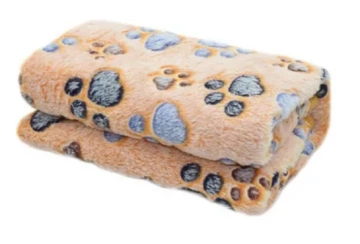 Derby Soft Flannel Fleece Dog Blanket Paw Плед для домашних животных, 75*100 см