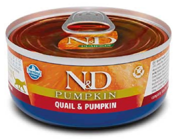 Farmina N&D Cat Pumpkin - консерви Фарміна з гарбузом та перепілкою для котів