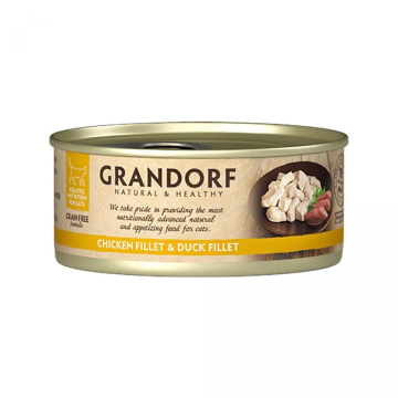Grandorf Tuna Fillet & Salmon - вологий корм для кішок Філе Тунця з Лососем