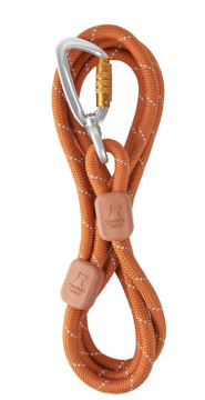 Повідець Woolly Wolf  Rope Leash Terracotta, 180 см