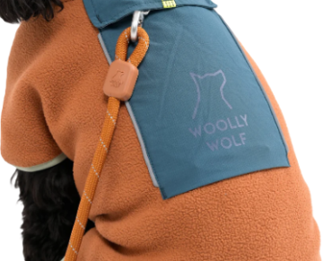 Флісова попона - пуловер для собак Woolly Wolf Alpha 360 Terracotta Mix