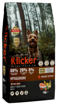 Сухой корм Klicker Холистик для взрослых собак Малых пород Гипоаллергенный с ЛОСОСЕМ 