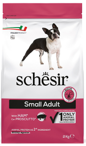 Schesir Dog Small Adult Ham ШЕЗИР ветчина, сухой монопротеиновый суперпремиум корм для собак малых пород