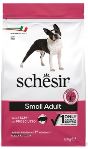Schesir Dog Small Adult Ham ШЕЗИР ветчина, сухой монопротеиновый суперпремиум корм для собак малых пород
