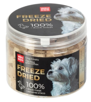 Ласощі для собак WAUDOG Treats Freeze dried Качине м'ясо