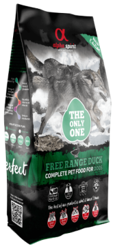 ALPHA SPIRIT The Only One Free Range Duck Сухий корм для собак всіх порід та стадій життя з качкою