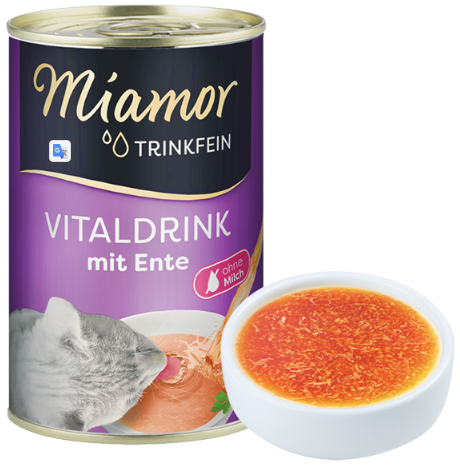 Miamor Vitaldrink mit Ente Утка, бульон напиток для кошек