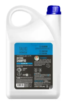 Отбеливающий шампунь TAURO PRO LINE Ultra Natural Care Whitening Shampoo для собак и кошек с белой и светлой окраской шерсти