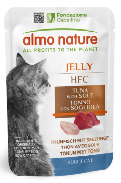 Пауч Almo Nature HFC Cat Jelly, тунець і камбала