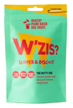 Веганські ласощі для собак в Pouch Тапулі та Печиво Slipper & Biscuit W'ZIS